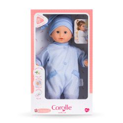COROLLE - MON PREMIER POUPON - BÉBÉ CALIN - CHARMEUR BLEU CIEL 30 CM (11.8
